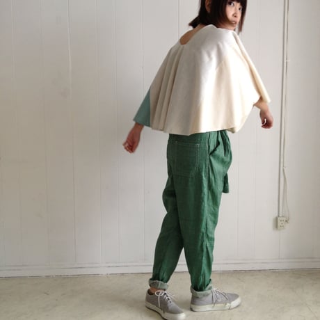 【sneeuw】リネンデニムパンツ