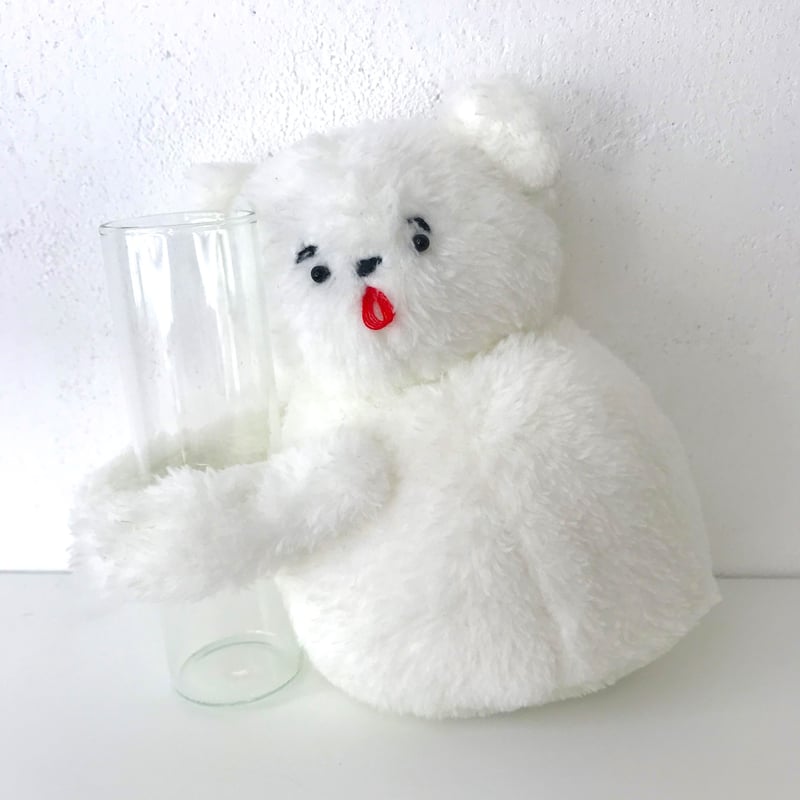 チイラボ　一輪挿し　くまちゃん クマの顔の陶器花瓶 一輪挿し チイラボ cyilabo 一輪挿し 花器