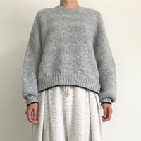 【sneeuw】横ヘリンボンニットプルオーバー