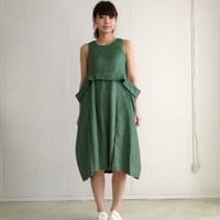 【sneeuw】リネンデニムワンピース