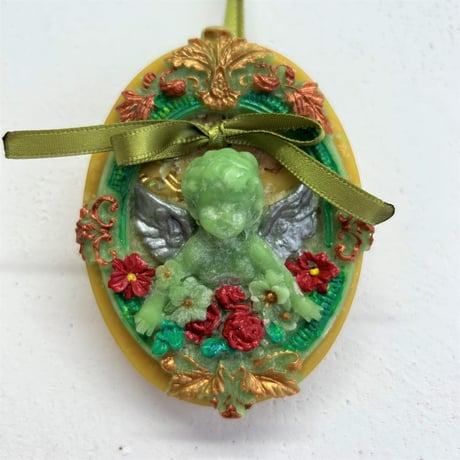 【檸檬はソワレ】Holiday Ornament 「Herb Ginger Cookie」／ Angel Window