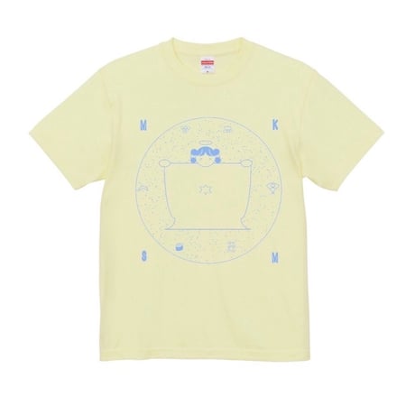 ★【あお木かな】モテ子さまTシャツ ／ フロストイエロー ( M・L )