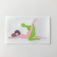 【いとうひでみ】燕返しクリアステッカー