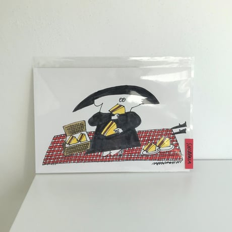 【AYAKA NEGISHI】原画シート 「ピクニック」