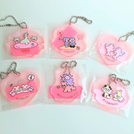 【あお木かな】修学旅行メモリーキーホルダー ( ピンク ・6種類 )