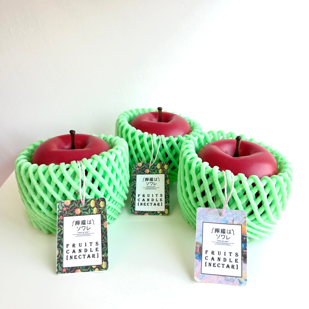 檸檬はソワレ】フルーツキャンドル〔Nectar〕／りんご | Gumee