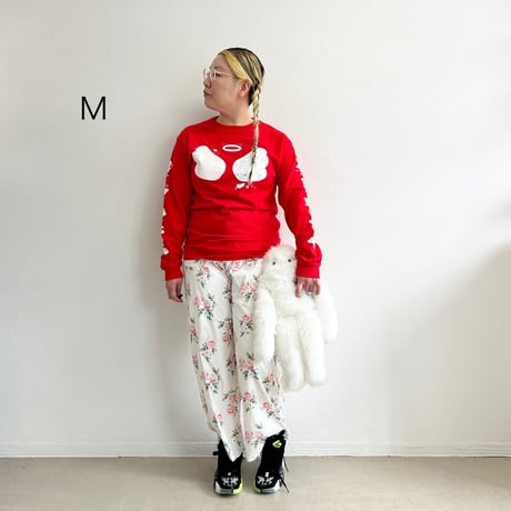 ★【あお木かな】「Gumee 天(10) Island」  ロンT（アカ）／ Mサイズ、Lサイズ