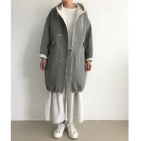 【sneeuw】ハリスリバーシブルモッズコート