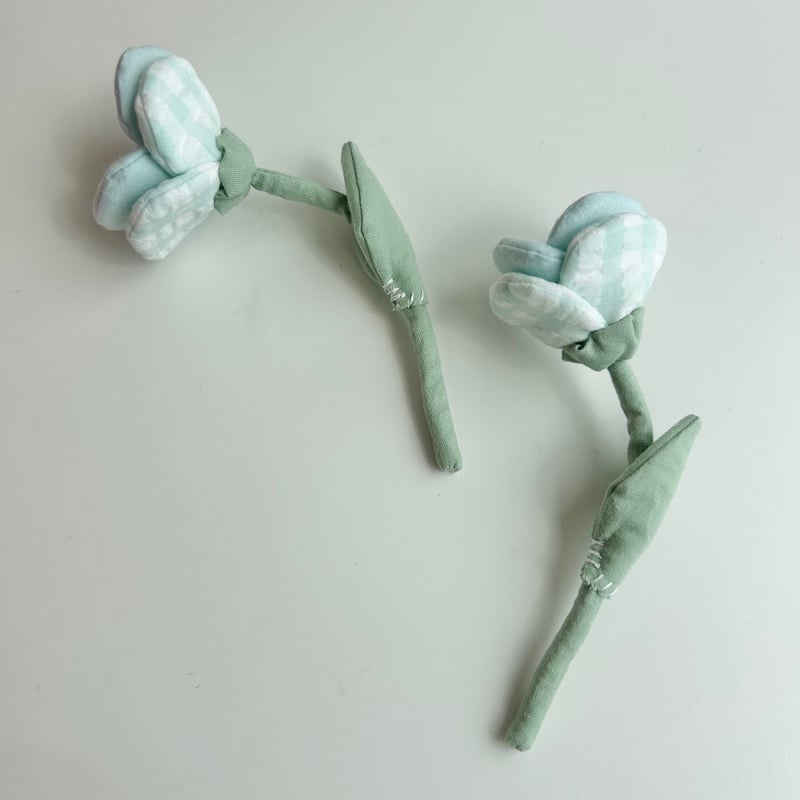 藤色】 パンジーの布花・みずいろ | Gumee