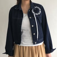 【zaziquo】サークルシューレース デニムジャケット