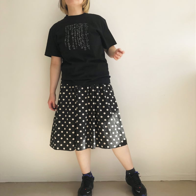 スーパーハイパースペイシー】えみさんTシャツ・黒（M／L