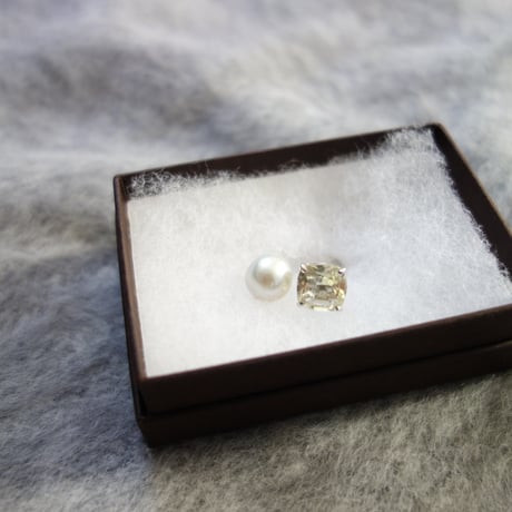 Akoya Perl＋Lemon Quartz RING
