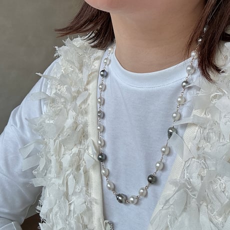 南洋真珠バロックパール　シャンクネックレス