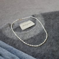 ショート小粒パールネックレス