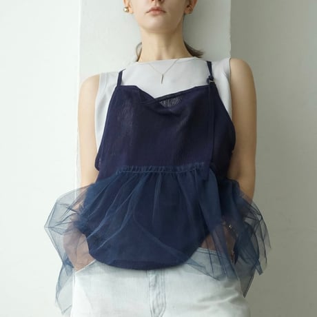 【EN’DAY】8251-0211 シフォンビスチェ