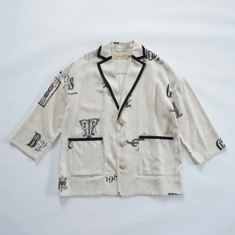 Thomas magpie ジャケット 【トーマスマグパイ】美品 2025summer Thomas magpieトーマスマグパイ オリジナルプリント