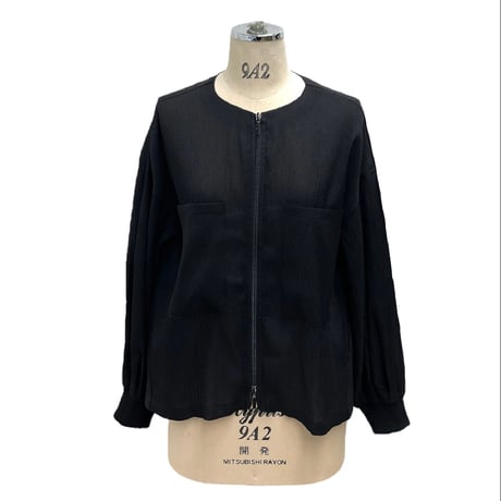 ayane  メッシュ楊柳シフォンブルゾン　815319 〜ayane〜