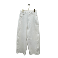 予約商品！2026mid summer ayane  836643  ホワイトデニムバレルレッグパンツ