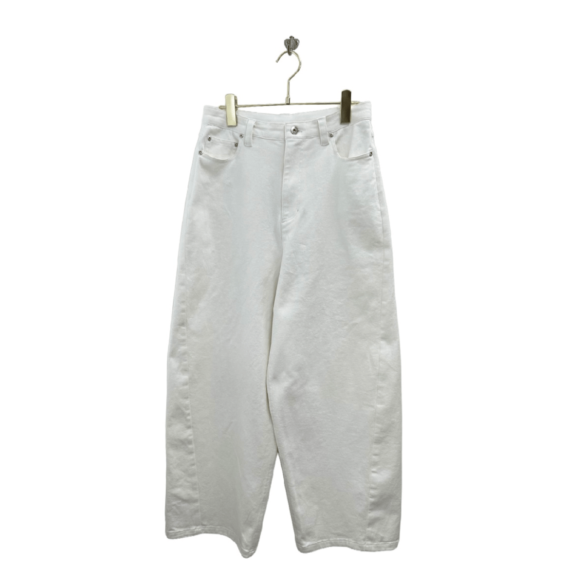 予約商品！2026mid summer ayane 836643 ホワイトデニムバレルレッ