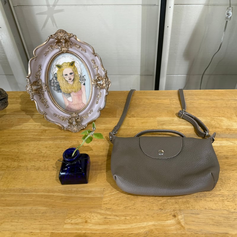 MILLELA FIRENZE】レザーショルダーミニバッグ モカブラウン | selects