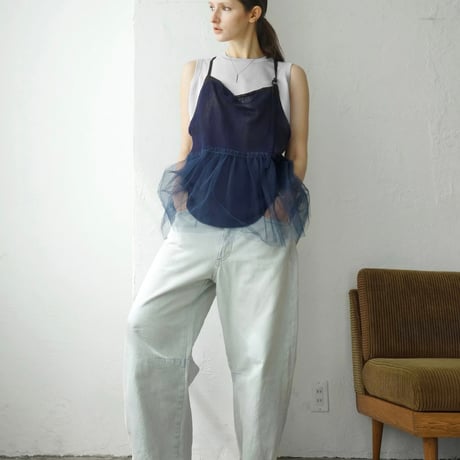 【EN’DAY】8251-0211 シフォンビスチェ