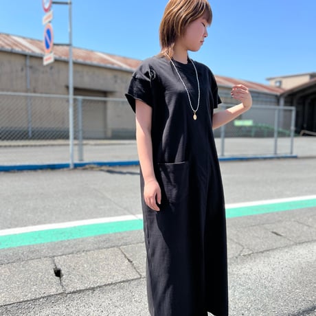 新品タグ付き！JUDDY CORN　ジュディコーン　麻綾甘織チュニック　ブラック 新品タグ付き！JUDDY CORN ジュディコーン 麻綾甘織チュニック