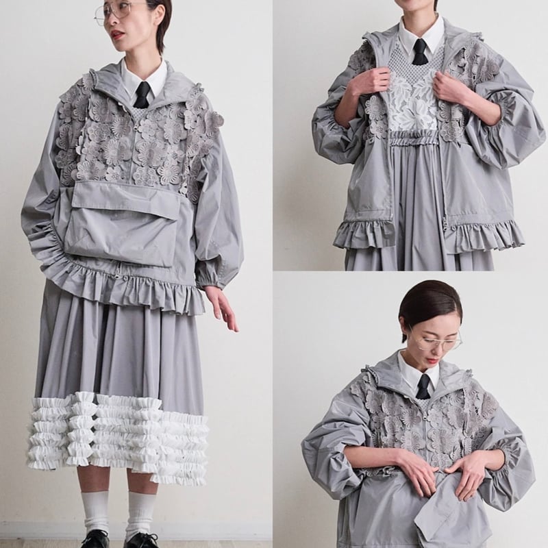 Thomas magpie トーマスマグパイ フラワーレース アノラック(2263501)