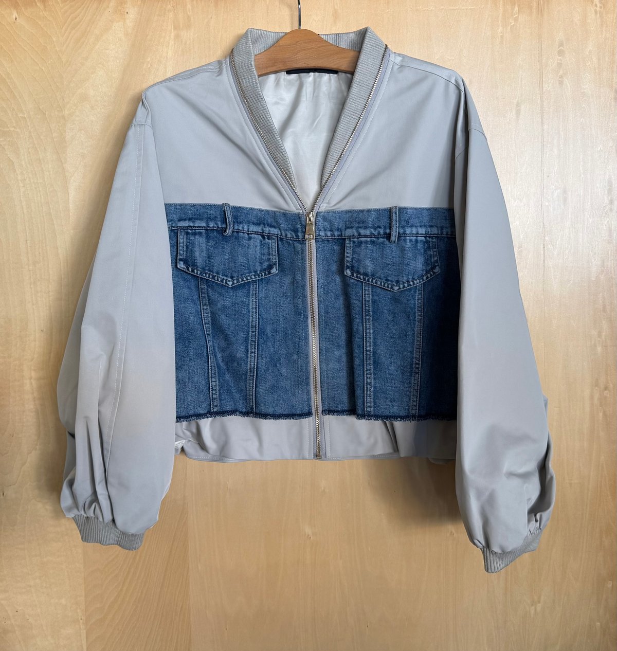 新品【MICALLE MICALLE】異素材切り替えブルゾン　ホワイト　フリー 新作情報！micalle micalle | セレクトショップnonfictionのブログ