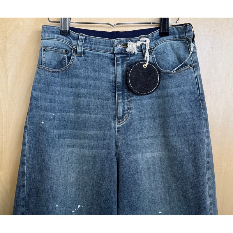 ayane ペイント加工バレルレッグデニムパンツ 875815 〜ayane〜 | sele