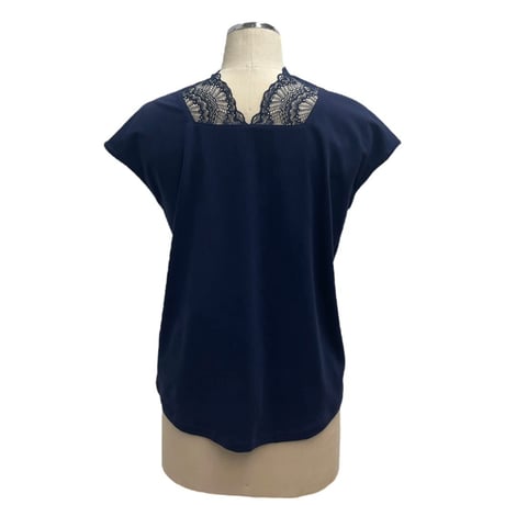 デコルテレースフレンチスリーブTシャツ　824507〜ayane〜