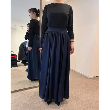 予約商品!MAISON MAVERICK PRESENTS メゾンマヴェリックプレゼンツ2026aw[63MM5173] Draped Midi Skirt