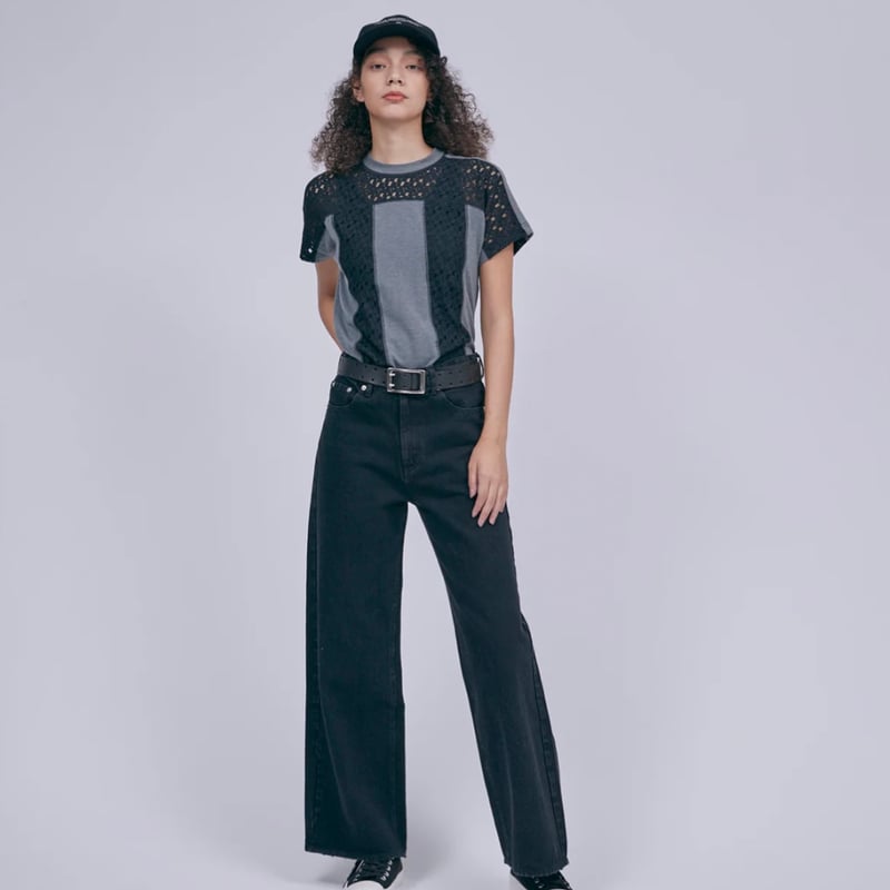 madameh サファリジャケット ウエストベルト付き　38 美品 コードバン レザーベルト / FUJITAKA（フジタカ）公式 - コードバン