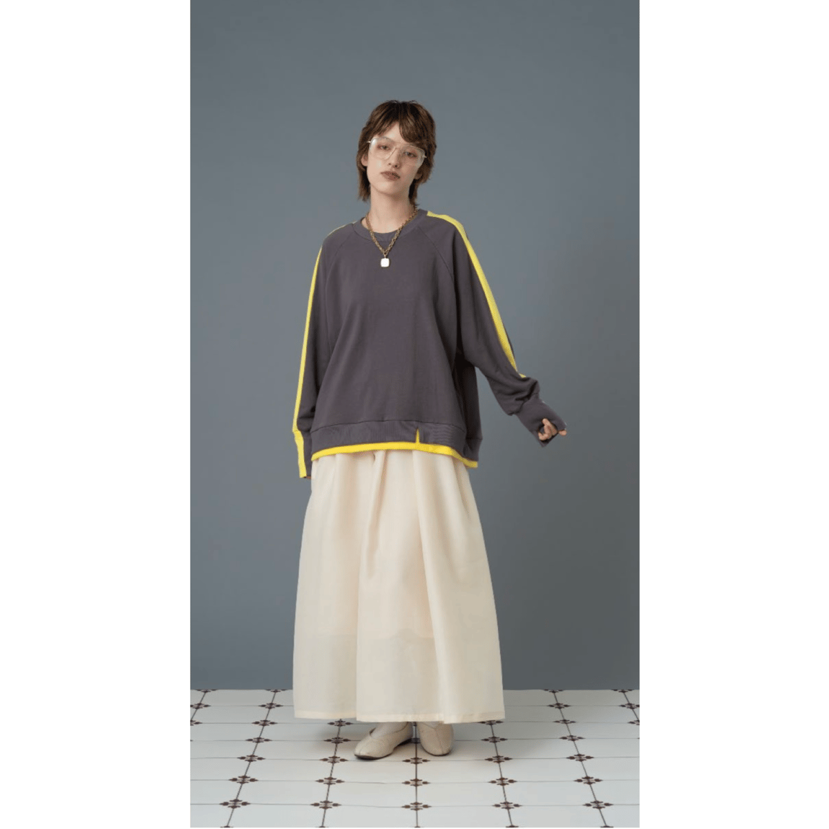 予約商品! 2026SS NO. K261－ 66280 バイカラースエット～kittle/キ