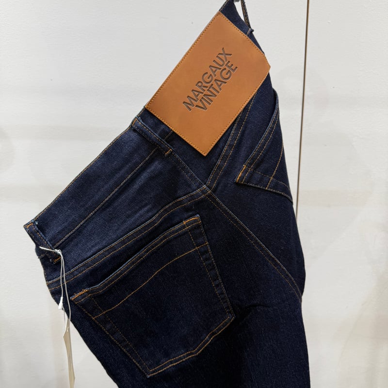 2025winterONE WASH センター加工デニムパンツ ~margaux vintag