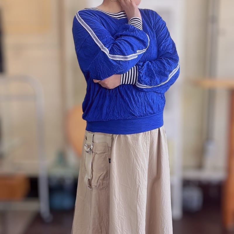 JUDDY CORNジュディコーン麻綾甘織チュニックブラック