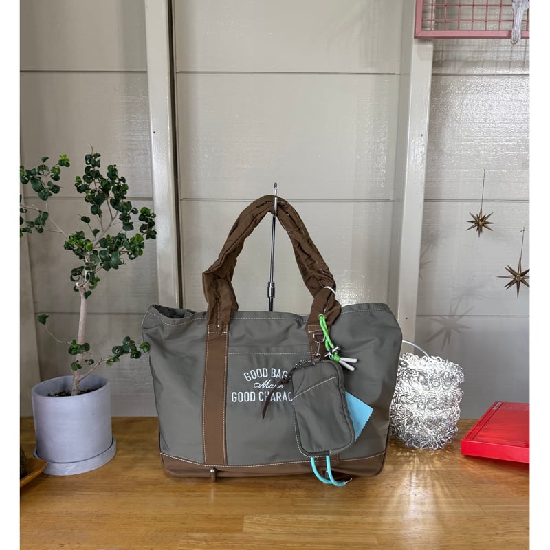 2026SS 2【STORY】PL GOOD CHARACTER TOTE L ポリエステルグ