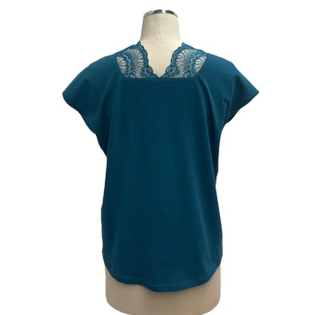デコルテレースフレンチスリーブTシャツ　824507〜ayane〜