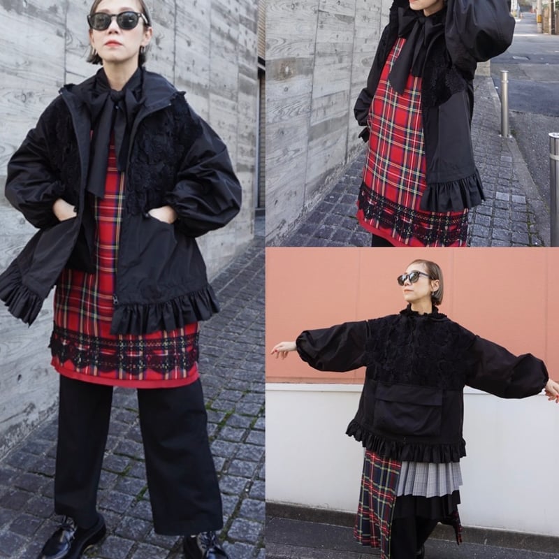 Thomas magpie トーマスマグパイ フラワーレース アノラック(2263501)