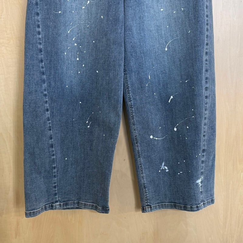 ayane ペイント加工バレルレッグデニムパンツ 875815 〜ayane〜 | sele