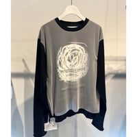 予約商品!MAISON MAVERICK PRESENTS メゾンマヴェリックプレゼンツ2026aw63MM5179] Mesh Layered Longsleeve Logo Tee