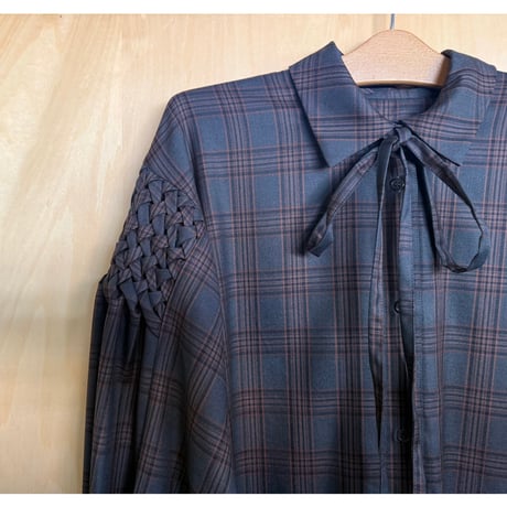 Smocking Sleeve Dress SKU: H325309-3 ～herencia～
