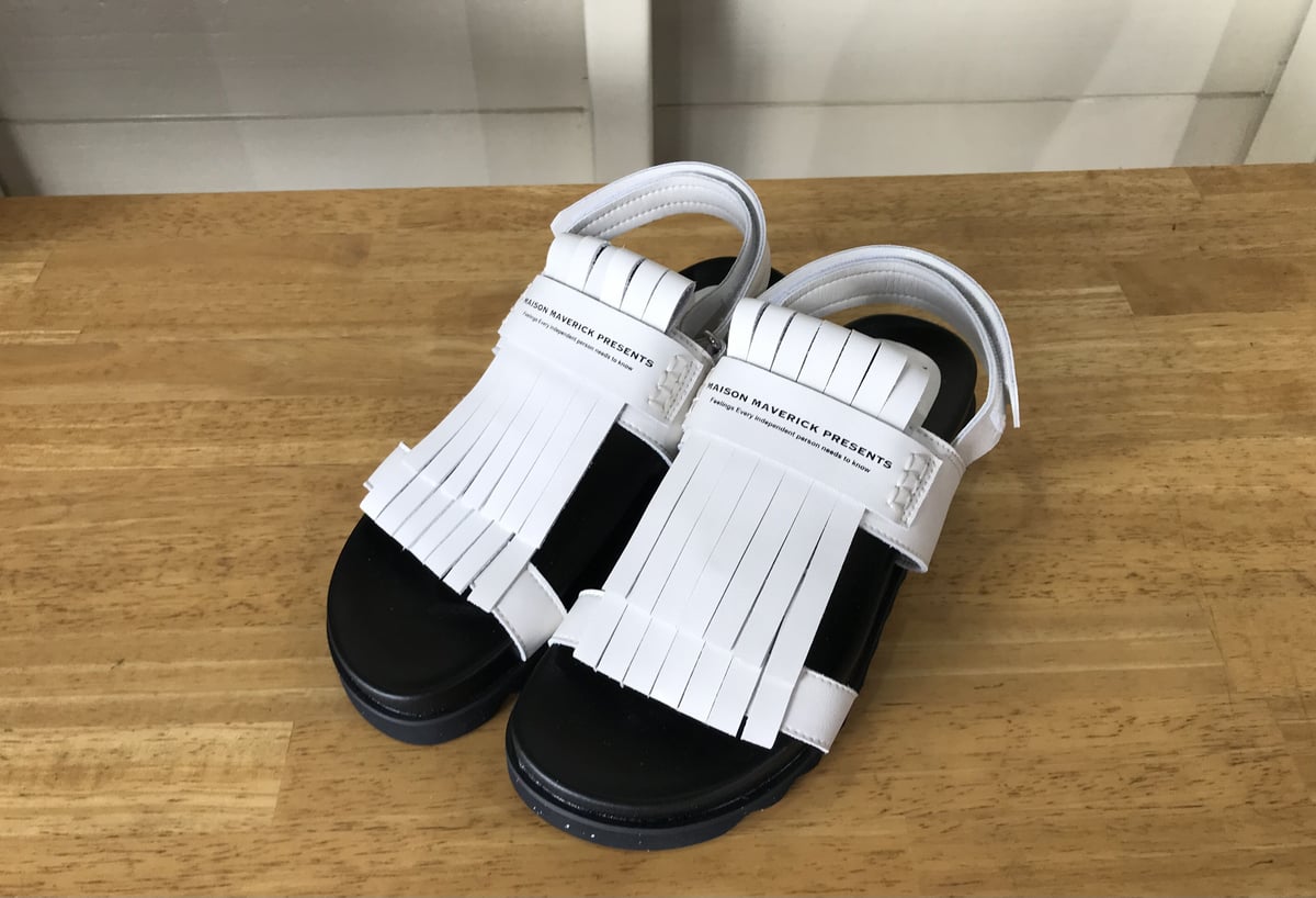 【お気に入り】 MAISON MAVERICK ホワイ MS2471 コンフォートサンダル PRESENTS 靴