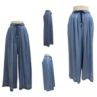 2026spring ayane  シアーデニムタックワイドパンツ816304〜ayane〜