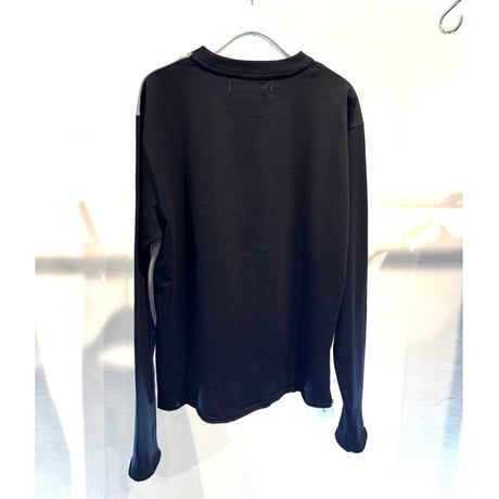 予約商品!MAISON MAVERICK PRESENTS メゾンマヴェリックプレゼンツ2026aw63MM5179] Mesh Layered Longsleeve Logo Tee