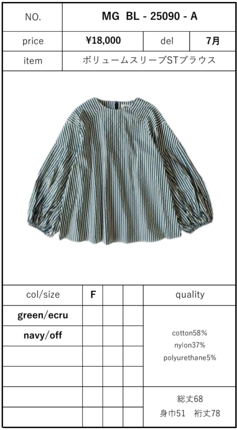 marguax マルゴー ボリュームスリーブブラウス コットン ブルー marguax マルゴー ボリュームスリーブブラウス コットン ブルー