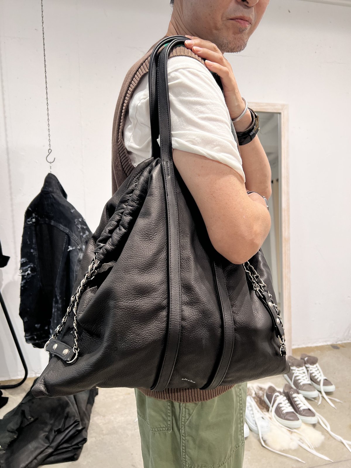 予約商品！ M.U.L MINIMAL series truss TOTE M(M073-5