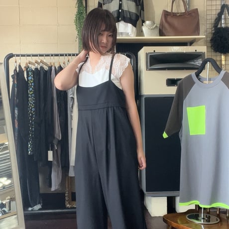 サロペット【B51-403】 ~BLANC basque~  black