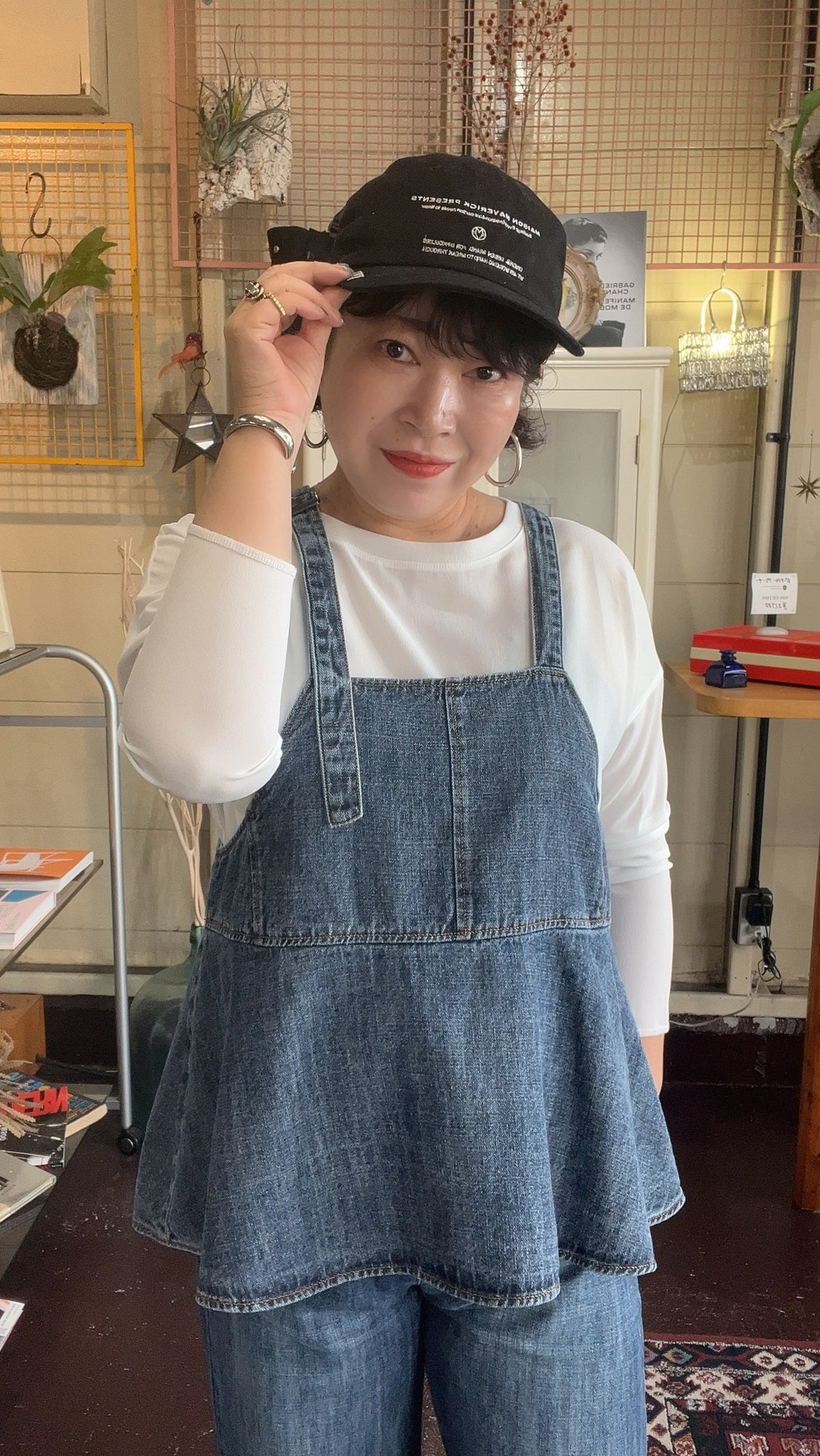 リネン混デニムぺブラムビスチェ 855705 〜ayane〜 | selectshop non