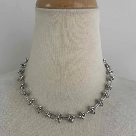 design chain short necklace　BRN-3498　 〜bluerank〜