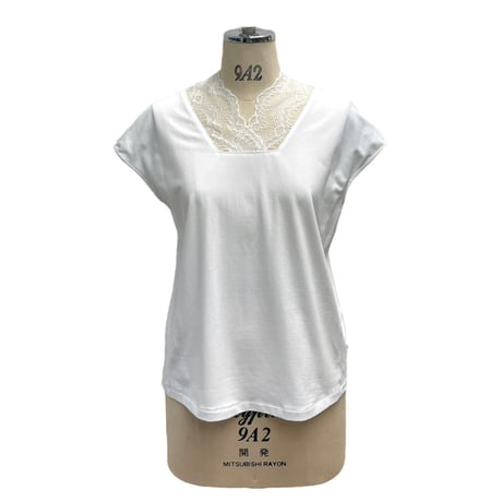 デコルテレースフレンチスリーブTシャツ　824507〜ayane〜